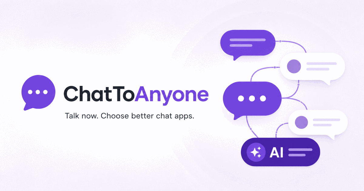 ChatToAnyone - text chat with strangers, and what a cold start actually looks like